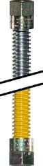 Gas Flex, SS, 1/2" x 48", 1/2"MIP x 1/2"FIP
