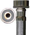 Washer Fill Hose, Super Flow, SS Braided, 96"